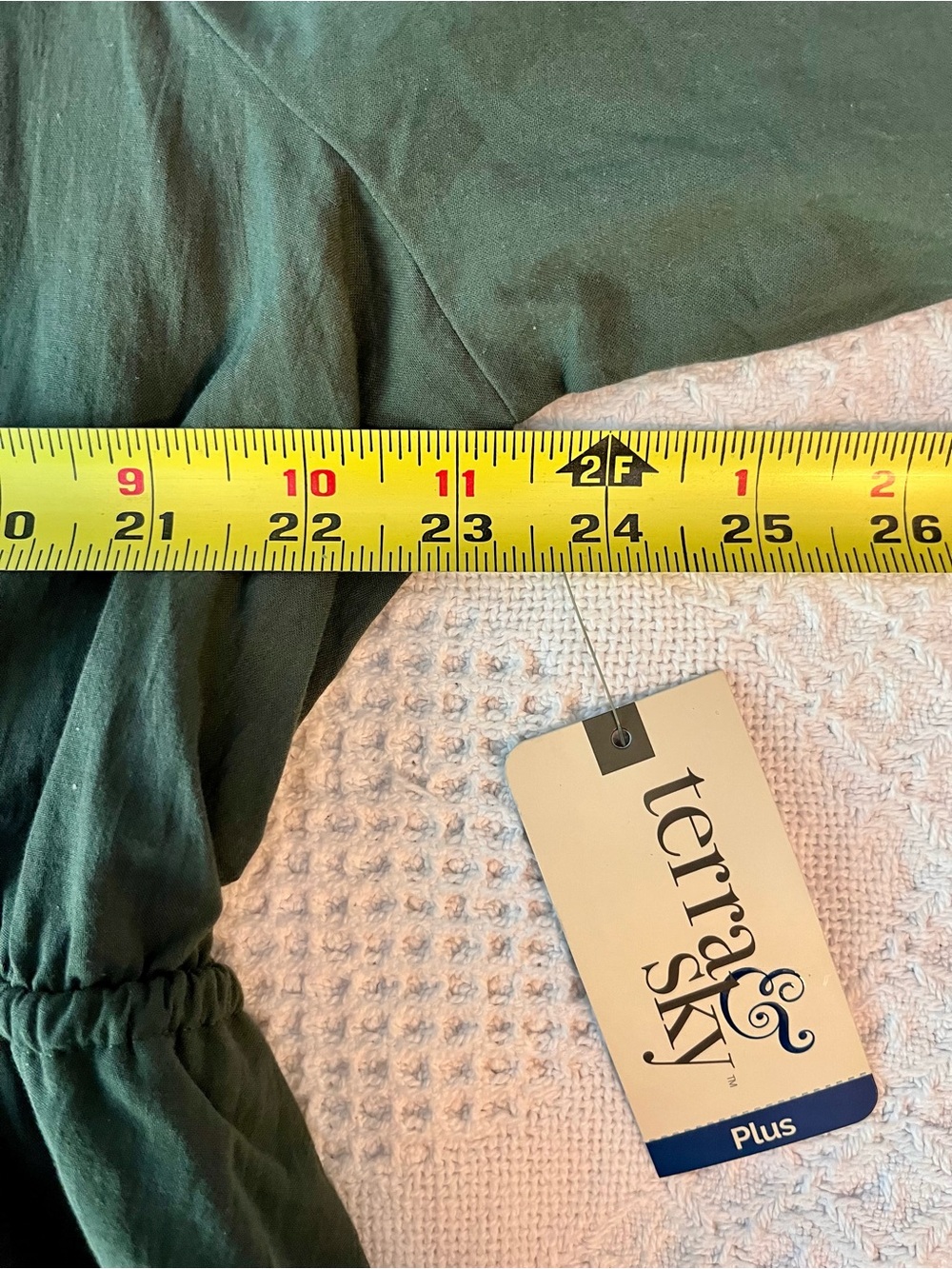 Terra & Sky Olive Green Button-Front Dress for Summer - Picture 5 of 9